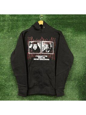 G59 Records x The Suicideboys I Want To Die In New Orleans Hip-Hop Hoodie Size S